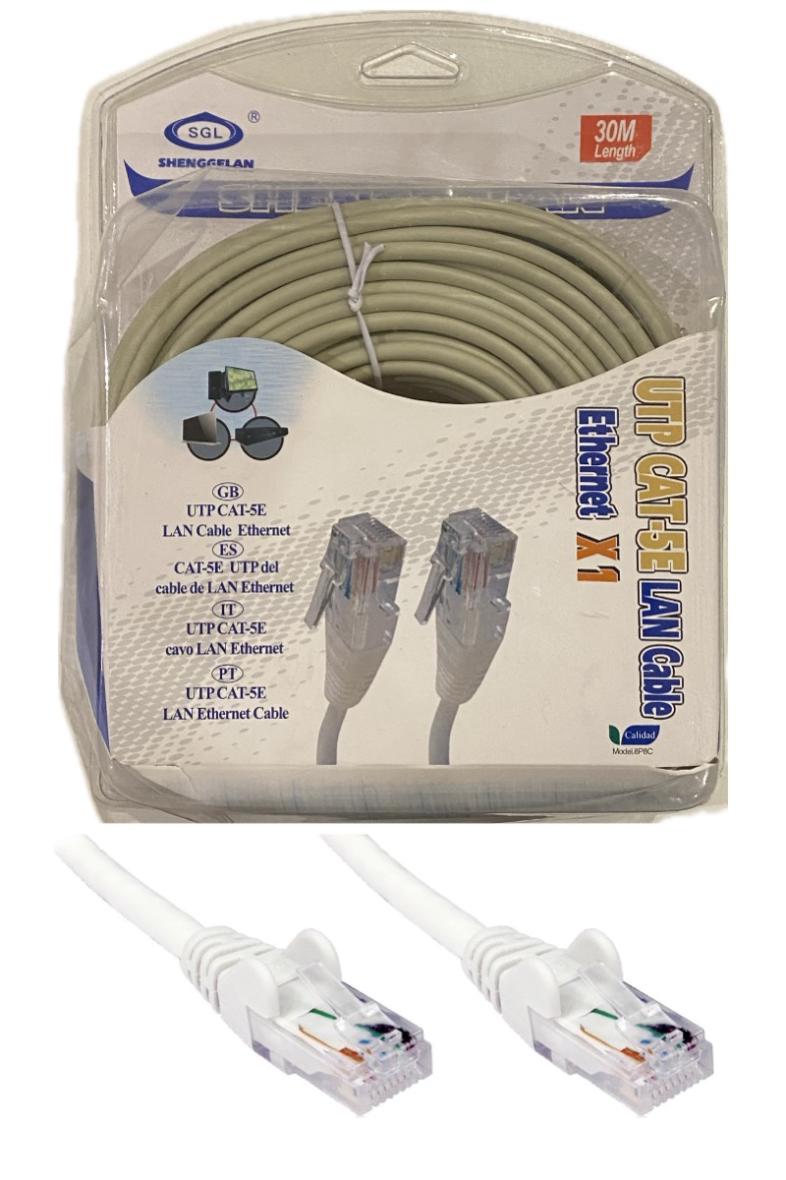 CABLE ETHERNET RJ45 30M