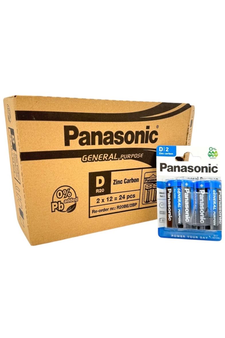 PANASONIC Pile R20 D X2