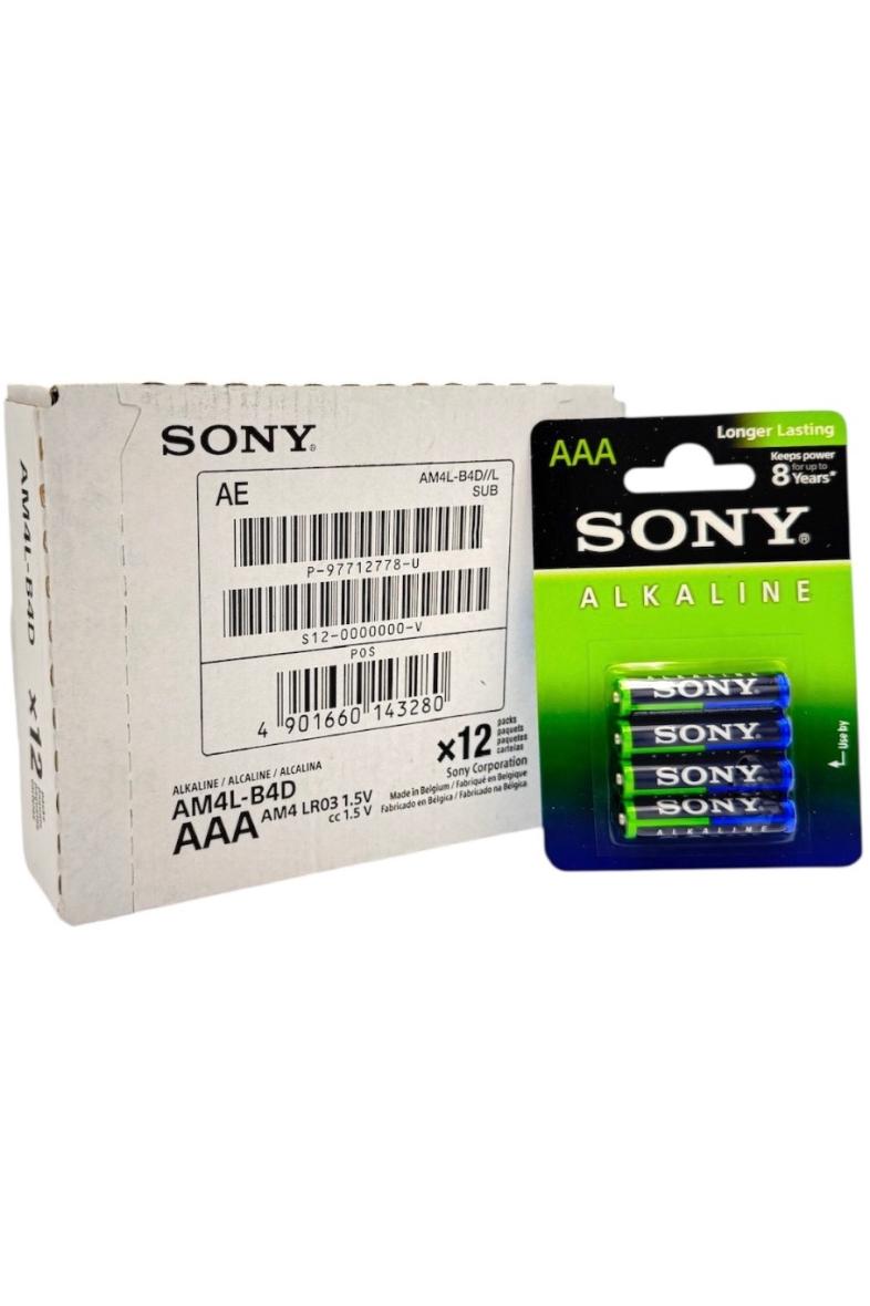 SONY Pile ALKALINE LR3 AAA X4
