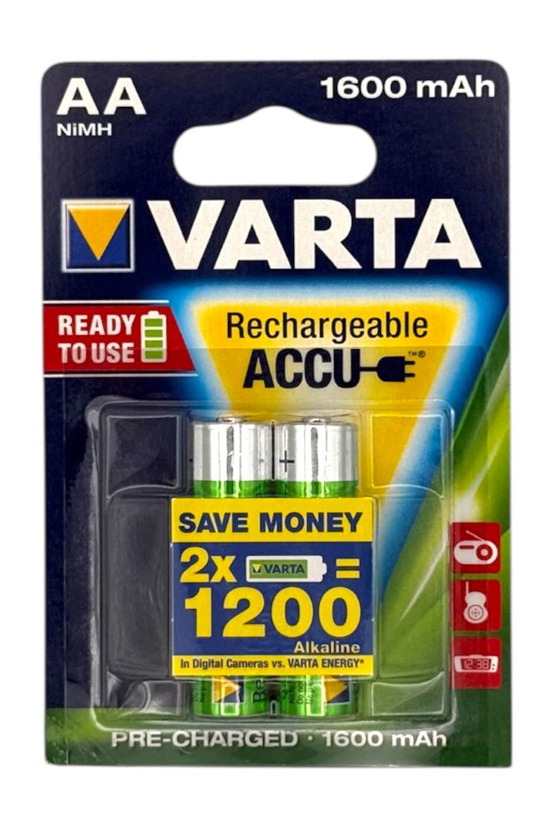 VARTA Pile Accumulateur Rechargeable AA HR6 X2