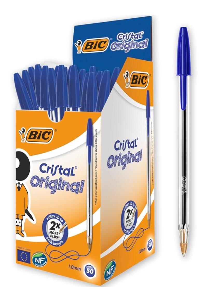 STYLO BIC X50 BLEU