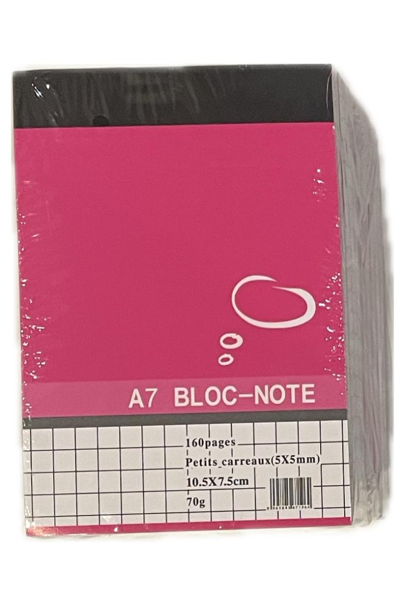 BLOC NOTE A7