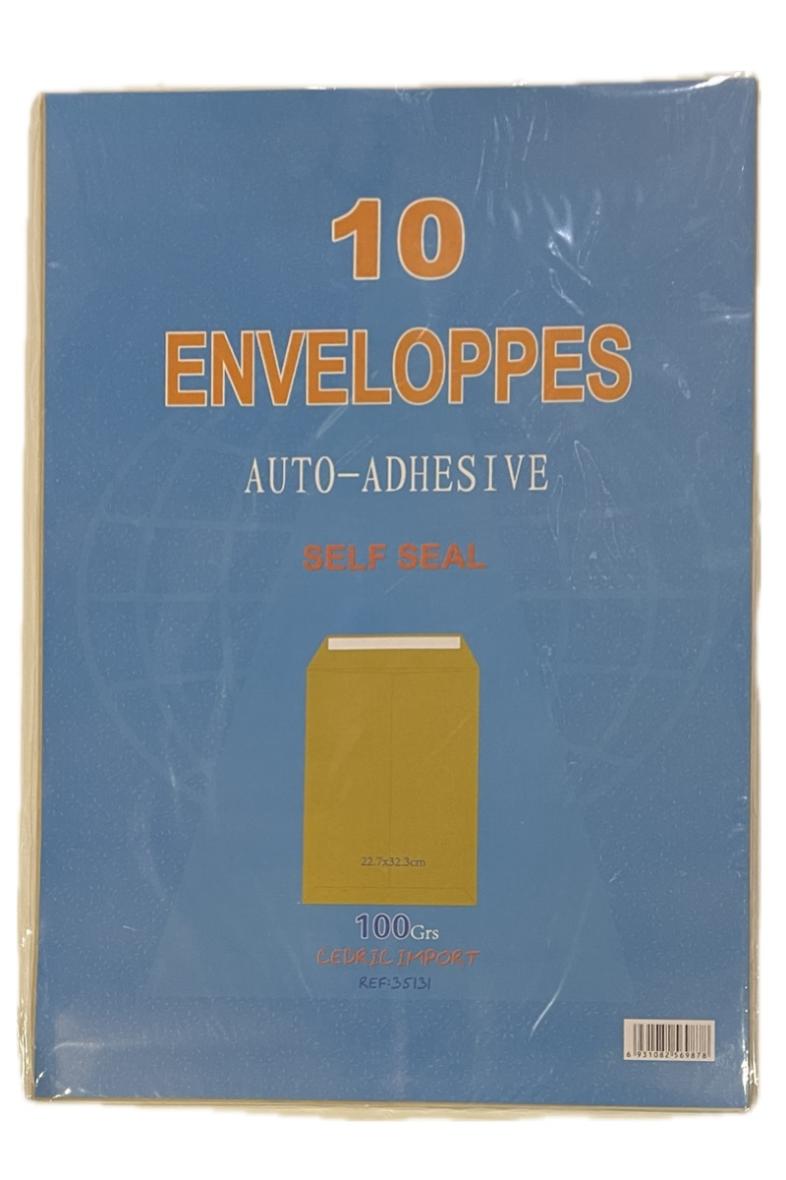 ENVELOPPE KRAFT A4