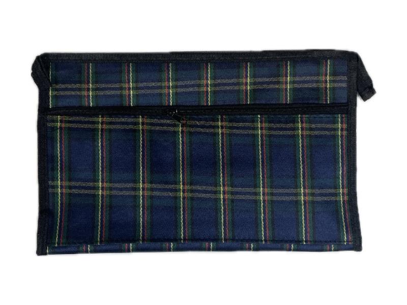 TROUSSE DE TOILETTE motif à carreau