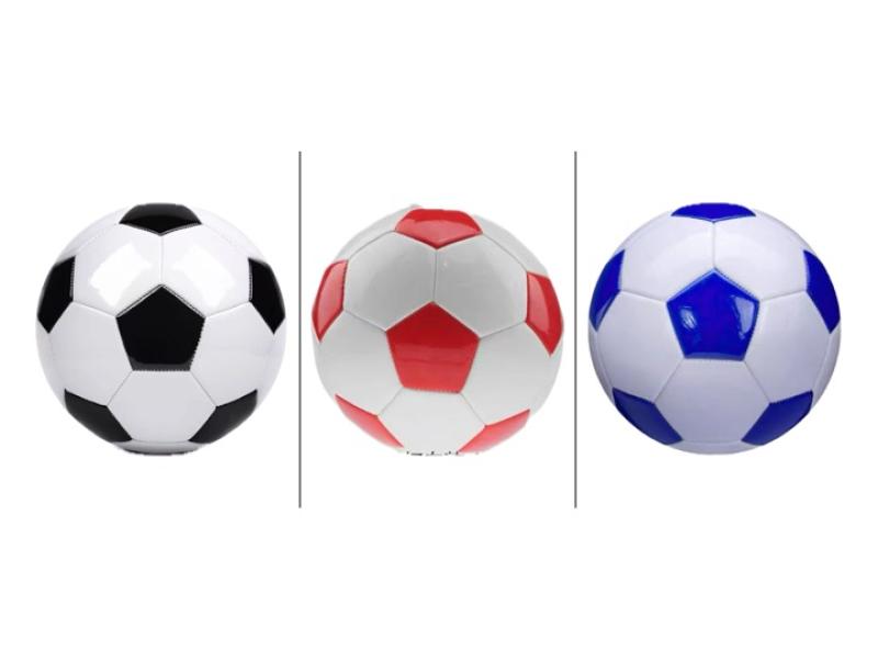 BALLON FOOT SIMILICUIR T5 BLANC PENTAGONE