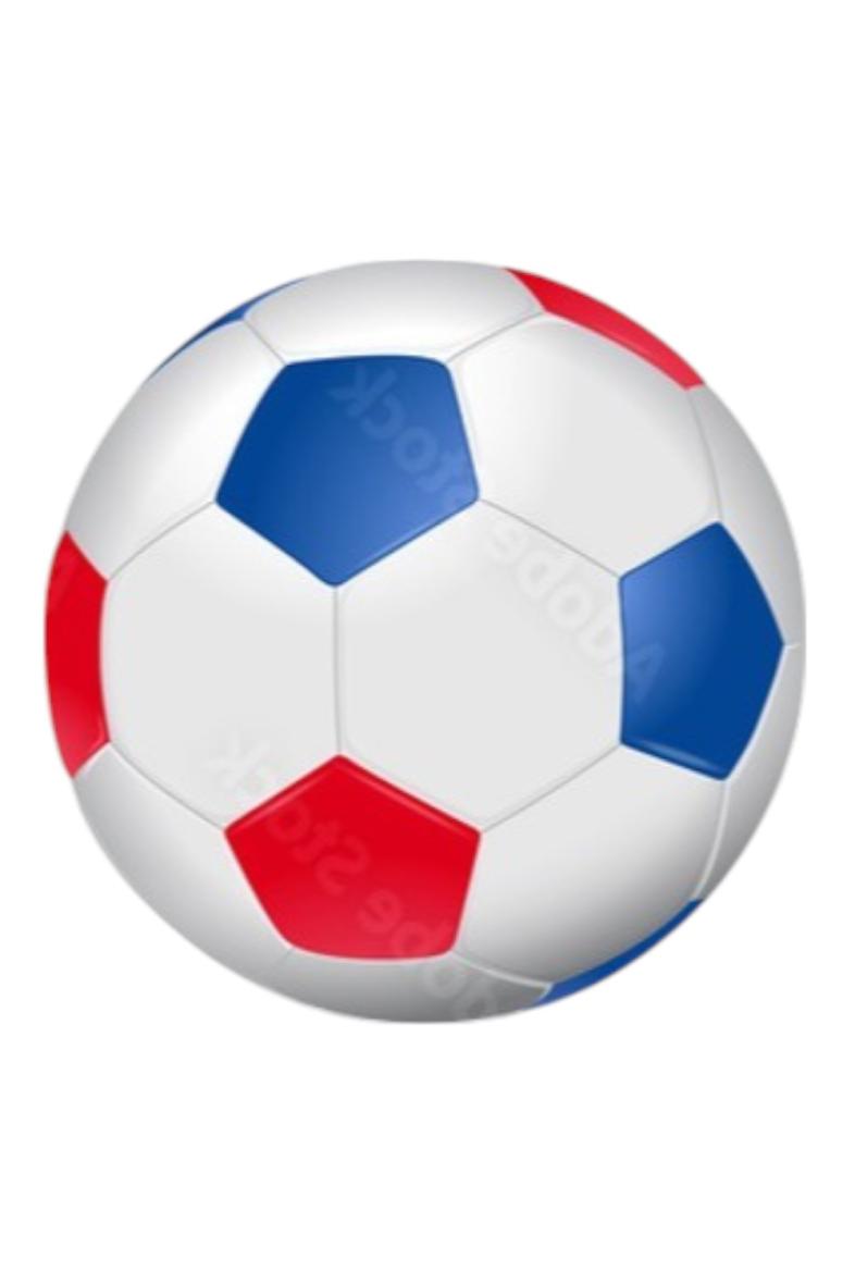 BALLON FOOT SIMILICUIR T5 BLEU/BLANC/ROUGE