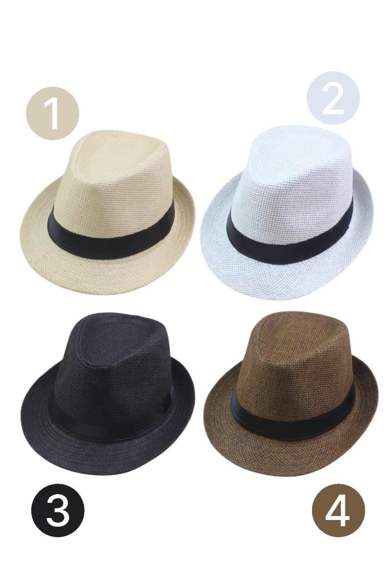 CHAPEAU DE PAILLE 4 couleurs