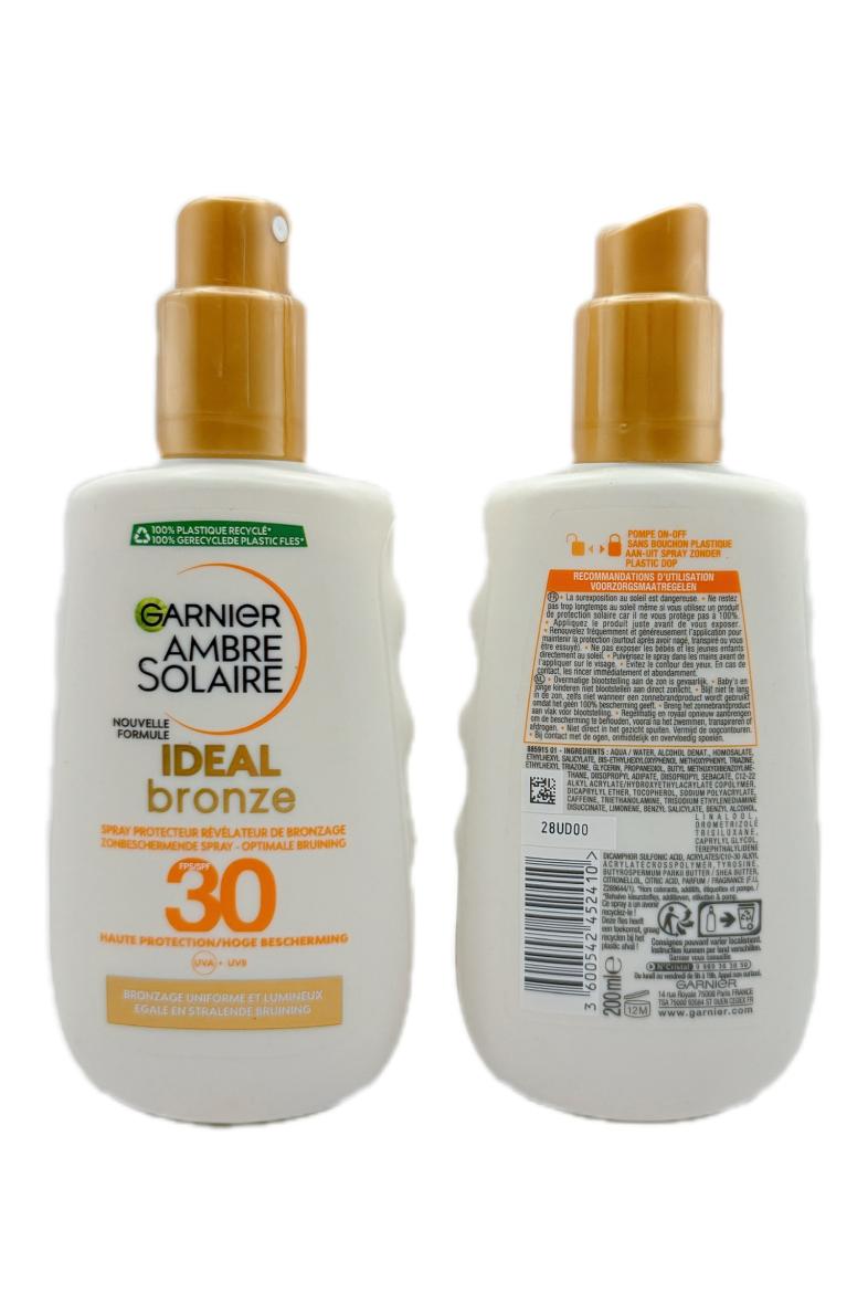 GARNIER AMBRE SOLAIRE 200ML spray ideal bronze SPF30+