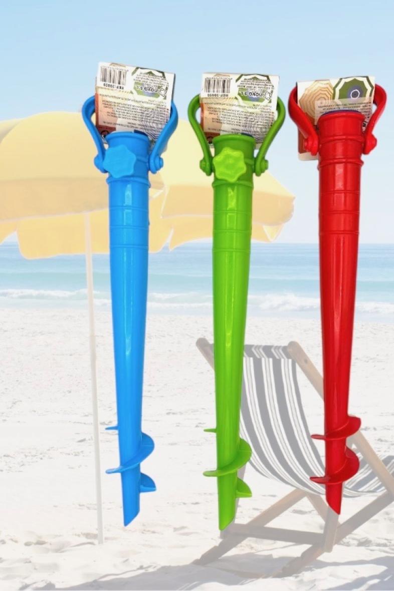 PIED DE PARASOL plastique pour plage