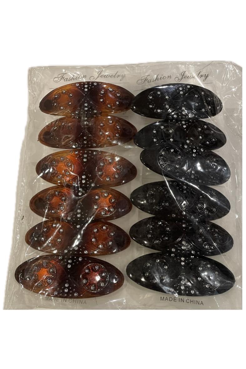 BARRETTE A CHEVEUX X12