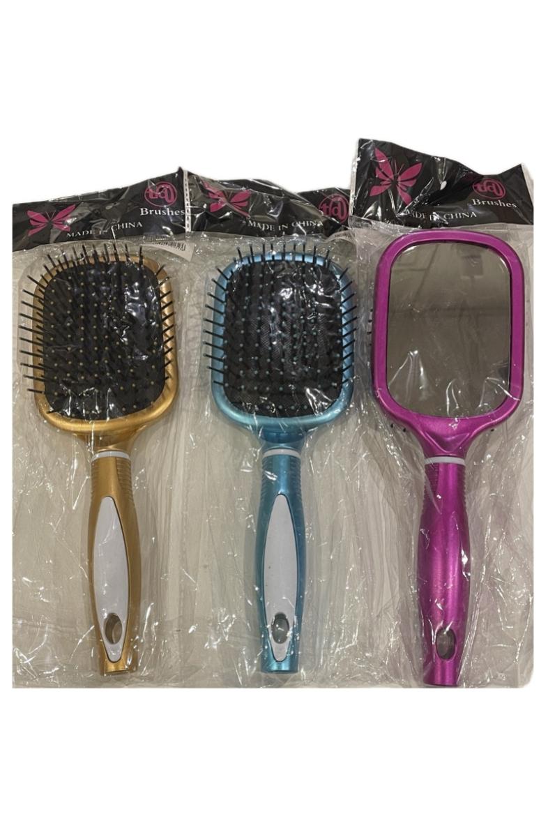 BROSSE CHEVEUX + MIROIR