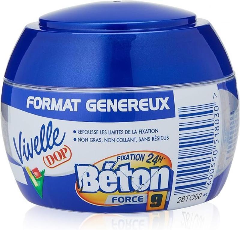 VIVELLE DOP GEL CHEVEUX 200ML BÉTON FORCE 9
