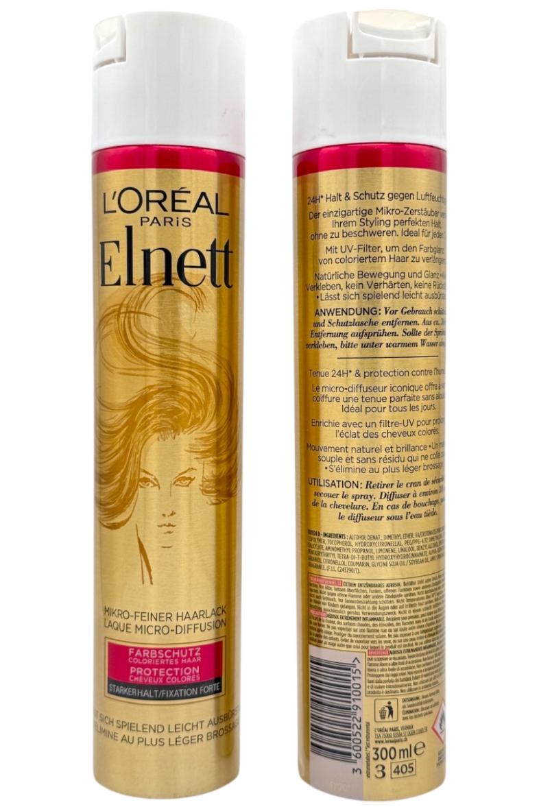 ELNETT LAQUE 300ML Cheveux Coloré