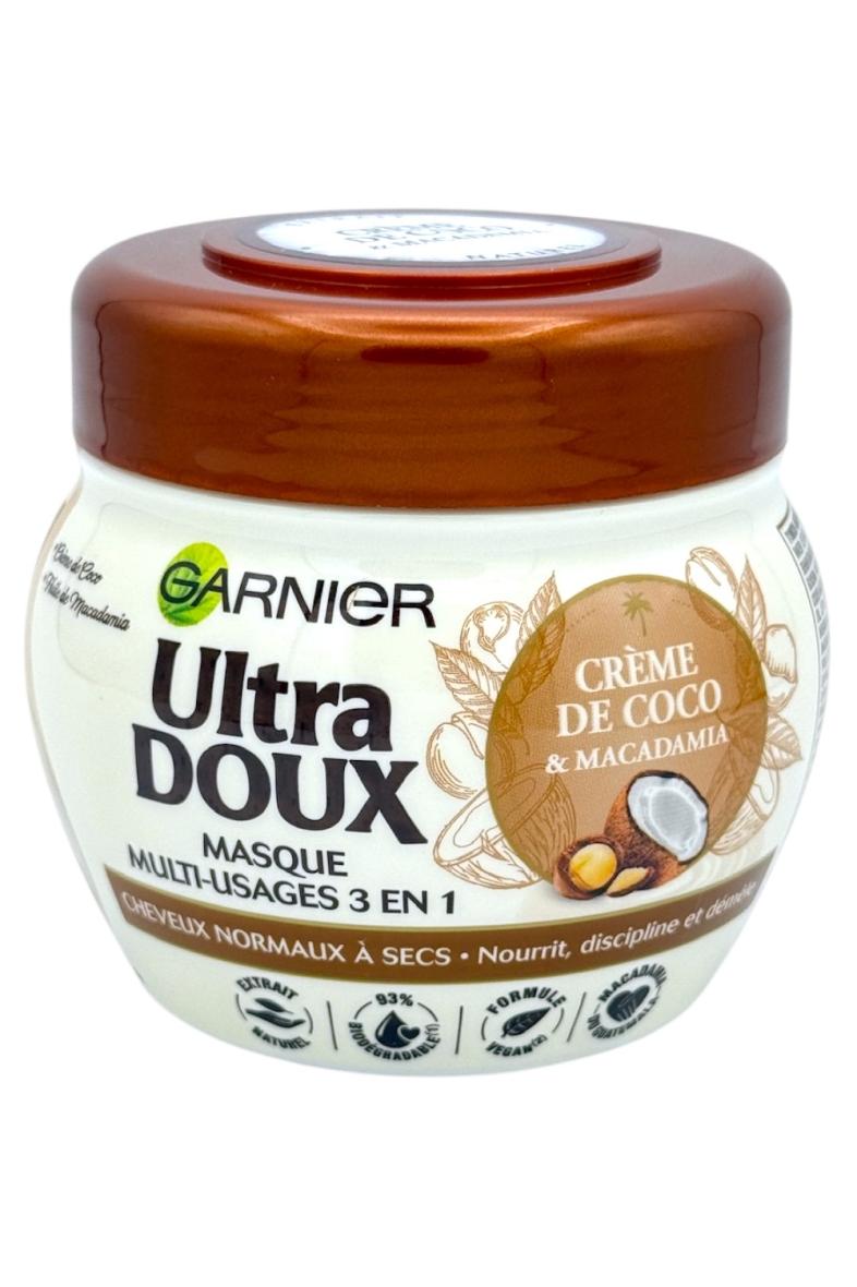 GARNIER Ultra Doux Masque Capillaire 300ML Normaux à sec Crème de coco