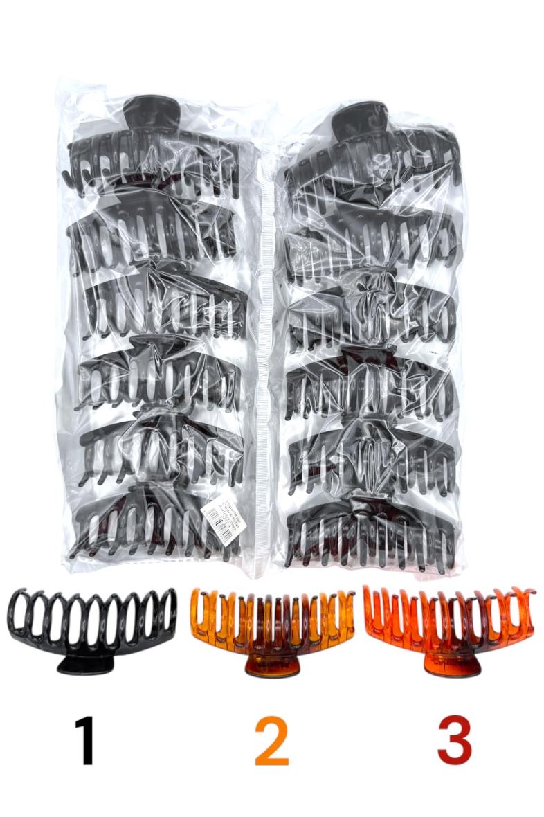 PINCE A CHEVEUX X12 FORME GRIFFE GRAND