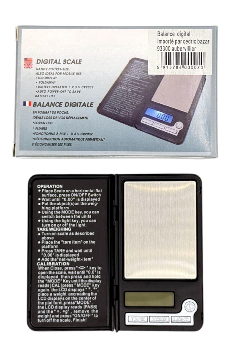 BALANCE PRECISION 100G/0,01G (gris)