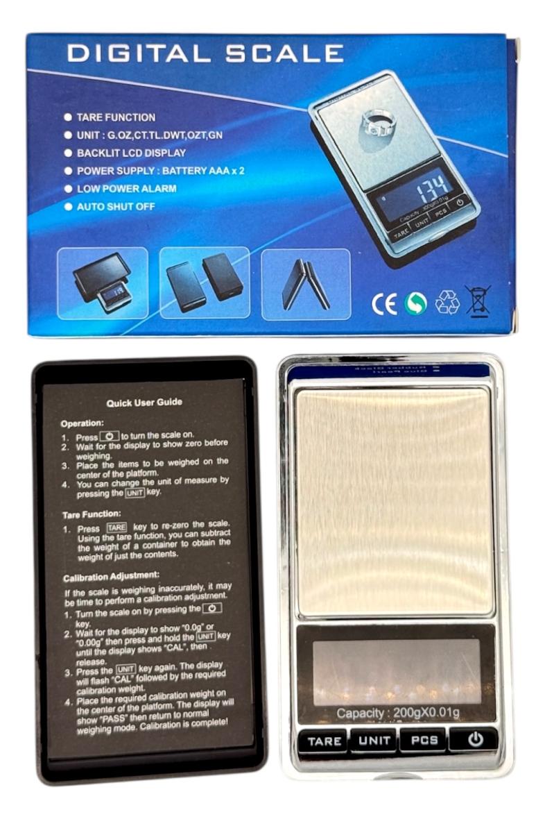 BALANCE PRECISION 200G/0,01G (bleu)