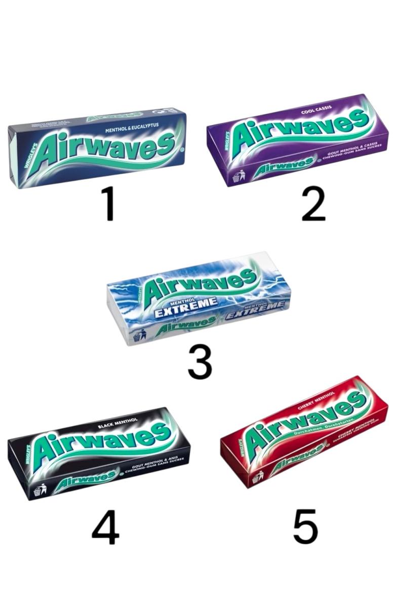 AIRWAVE Chewing Gum 10 DRAGEES X30PCS ***