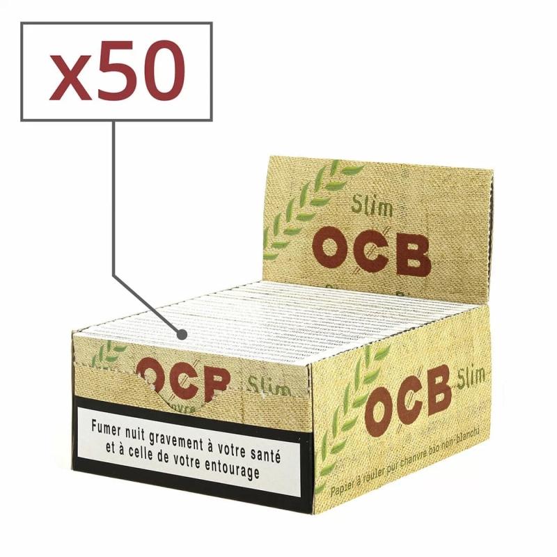OCB Papier À Rouler SLIM X50 Chanvre Bio