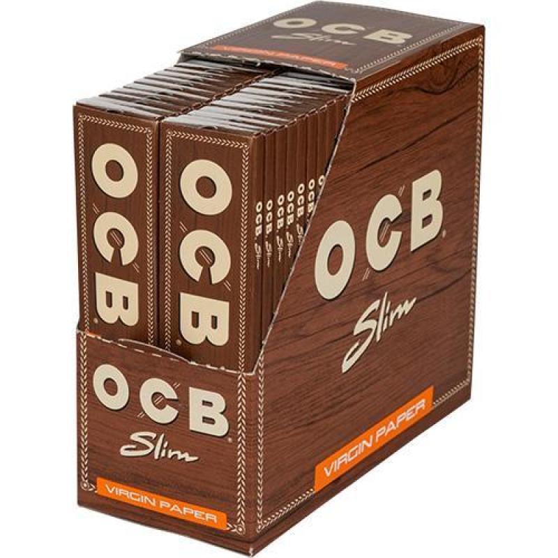 OCB Papier À Rouler SLIM X50 Virgin Non Blanchi EU