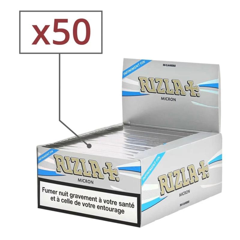RIZLA Papier À Rouler SLIM X50 Micron