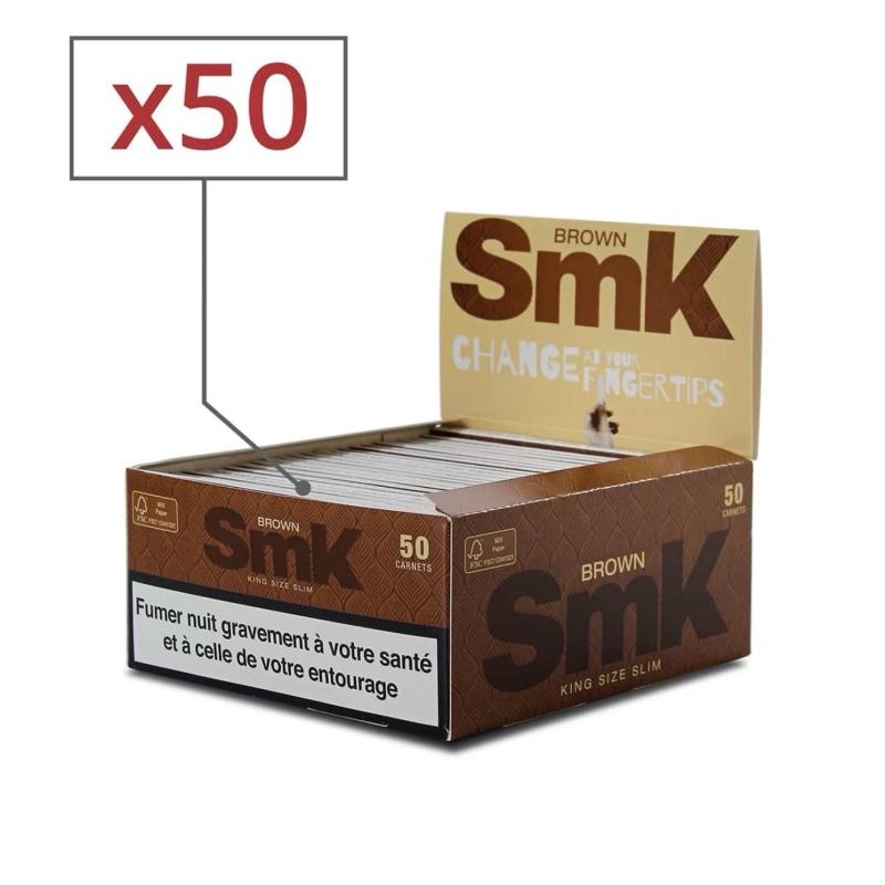 SMK Papier À Rouler SLIM X50 Brown