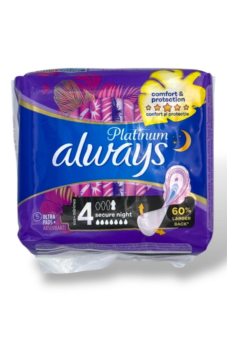 Always serviettes hygieniques Platinum X5 ***