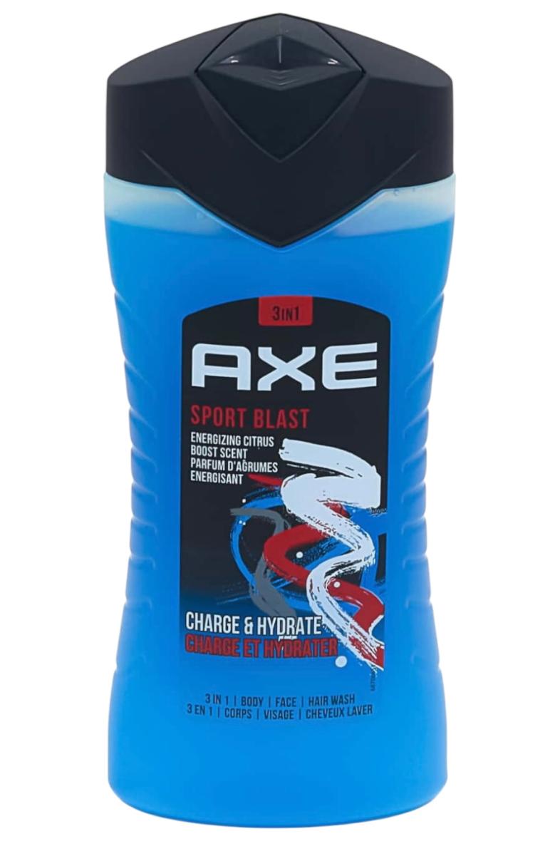 AXE GEL DOUCHE 250ML Sport Blast 3en1