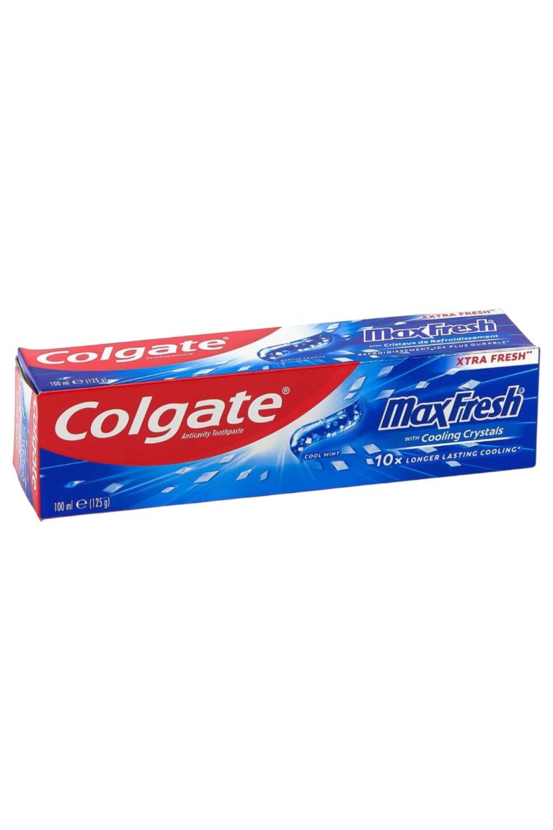 COLGATE DENTIFRICE MAXFRESH 100ML Cool Mint blue