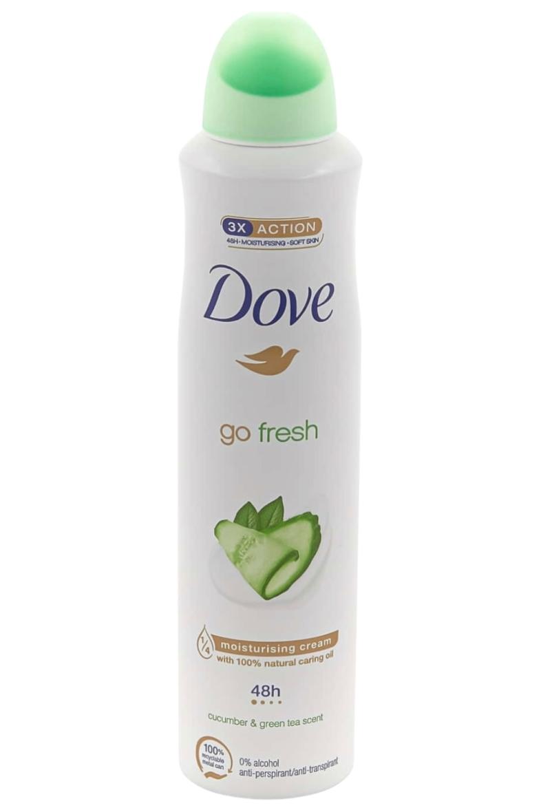DOVE DEODORANT 250ML Concombre et thé vert
