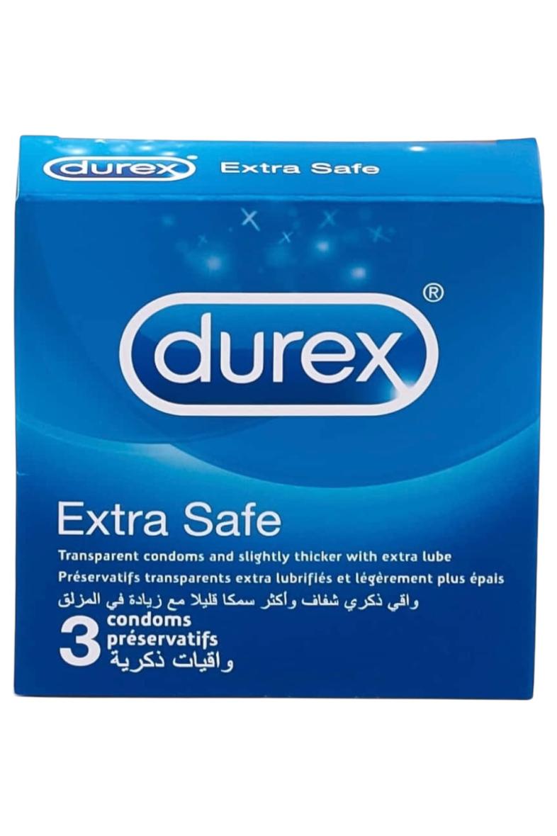 DUREX PRESERVATIF 3PCS EXTRA SAFE