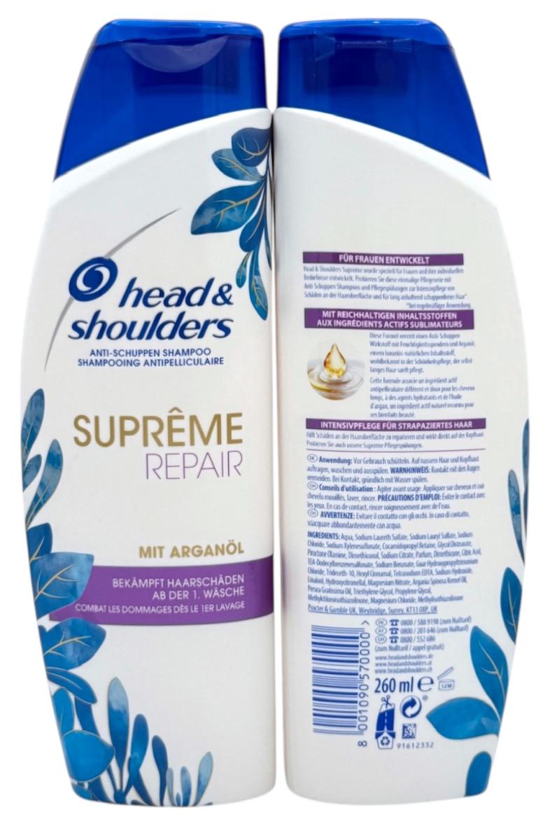 HEAD & SHOULDERS SHAMPOING 260ML Supreme Repair