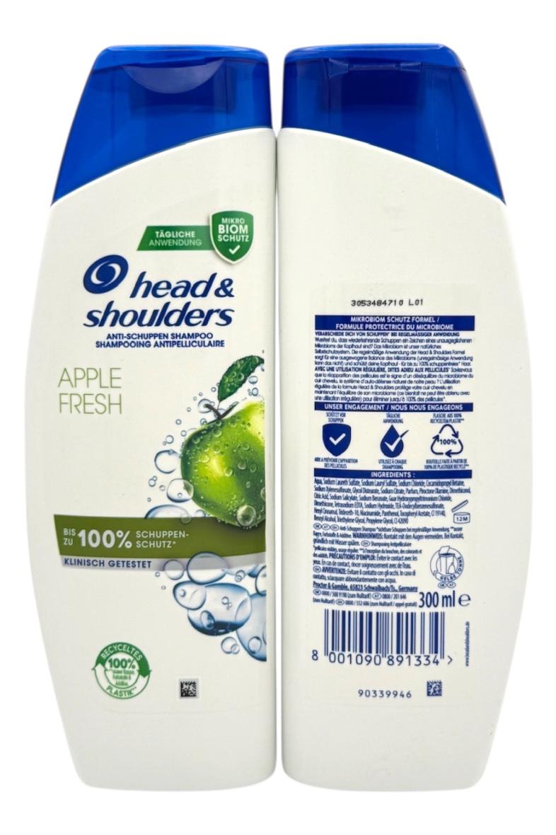 HEAD & SHOULDERS SHAMPOING 300ML Apple Fresh
