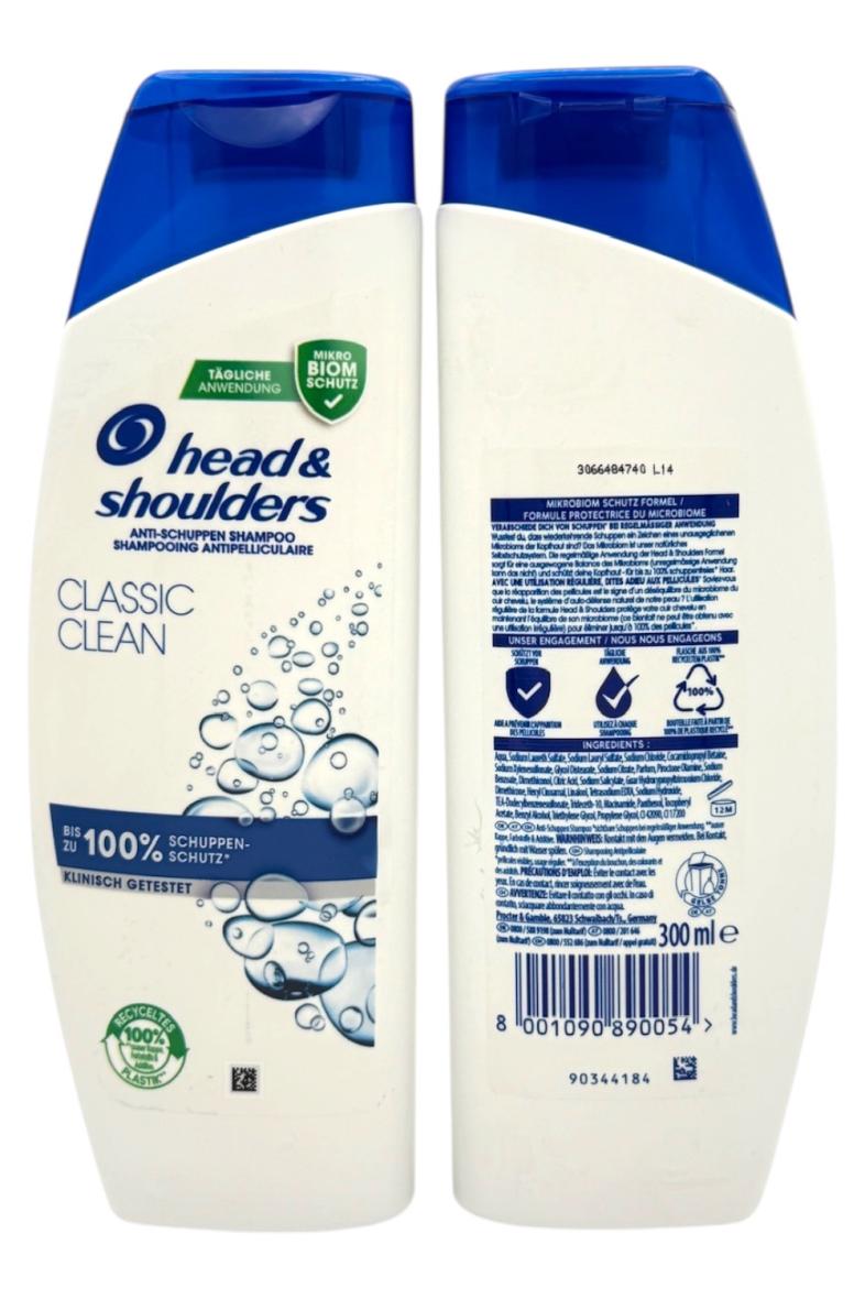 HEAD & SHOULDERS SHAMPOING 300ML Classic Clean