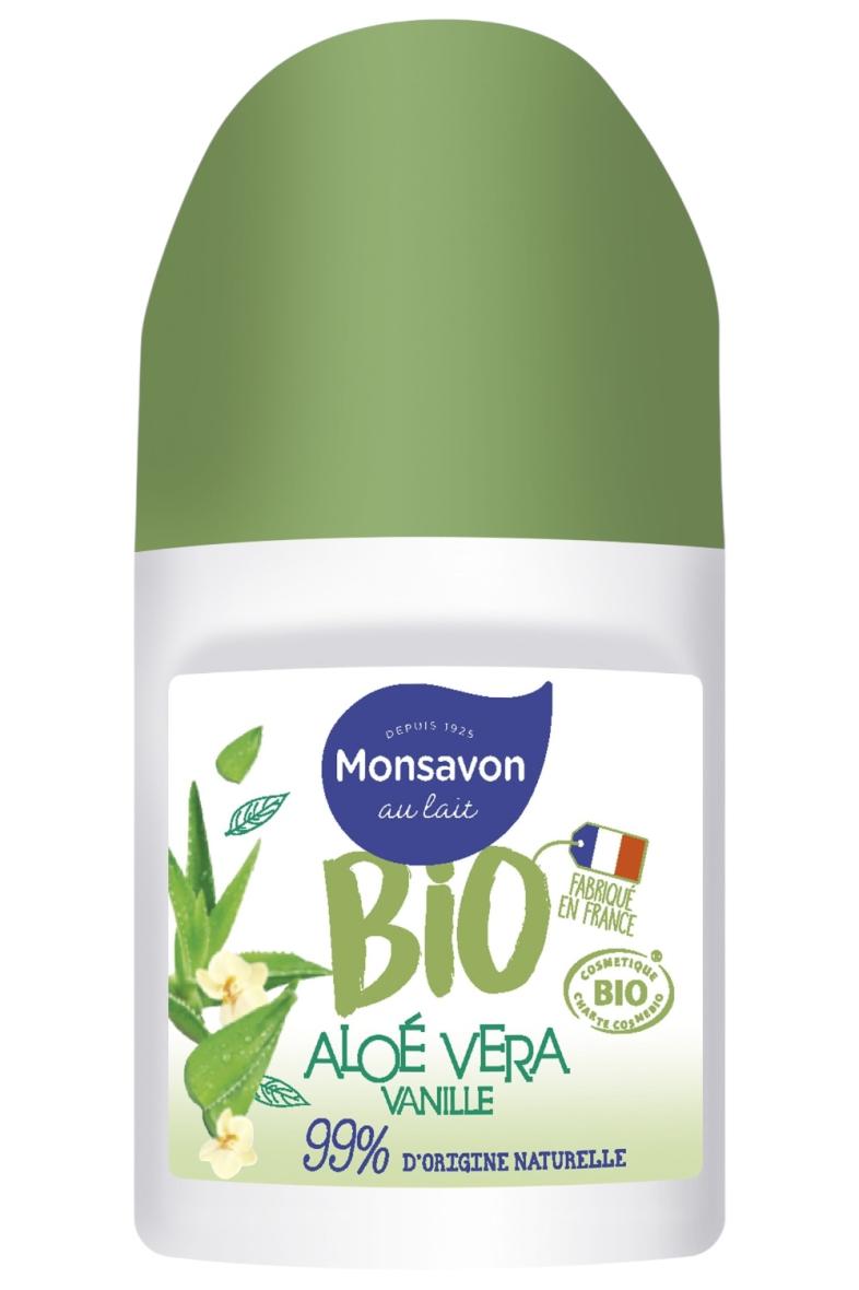 MONSAVON DEODORANT ROLLER 50ML Aloe Vera & Vanille bio