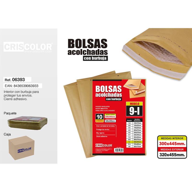 ENVELOPPE A BULLE N9 X10 PCS (320X455MM)