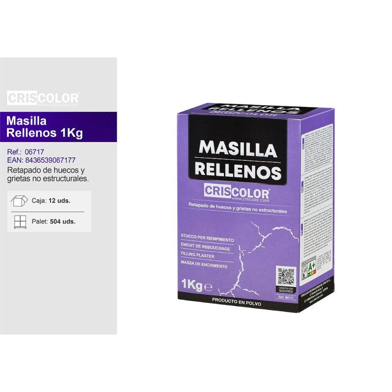 ENDUIT DE REBOUCHAGE 1KG