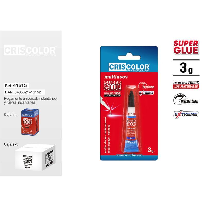 SUPER GLUE MULTIUSAGE 3G (colle)