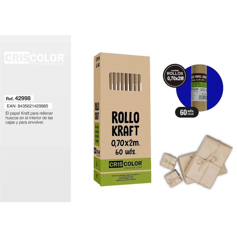 PAPIER KRAFT 70CMX2M