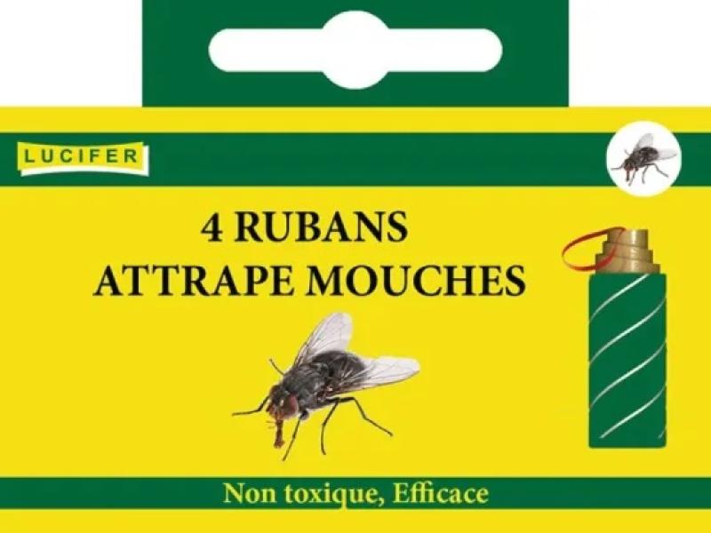 RUBAN ATTRAPE MOUCHE X4