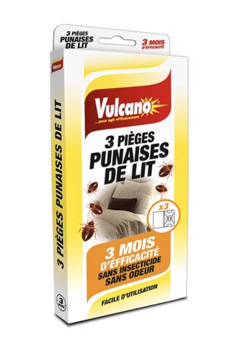 VULCANO PIEGE PUNAISE DE LIT X3