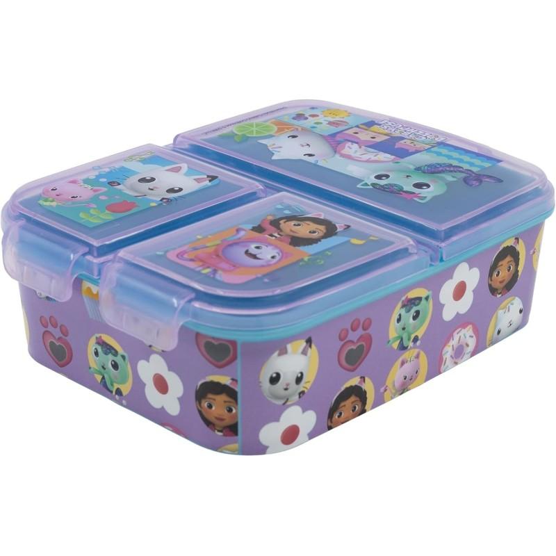 BOITE A GOUTER 3 COMPARTIMENTS GABBY'S DOLLHOUSE 130-026
