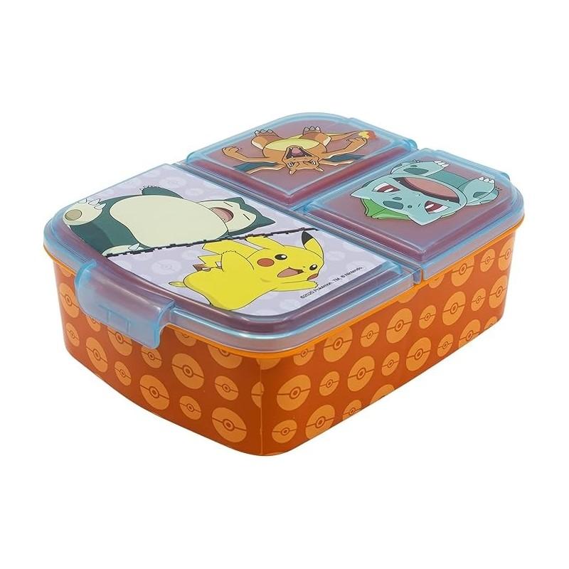 BOITE A GOUTER 3 COMPARTIMENTS POKEMON 130-029