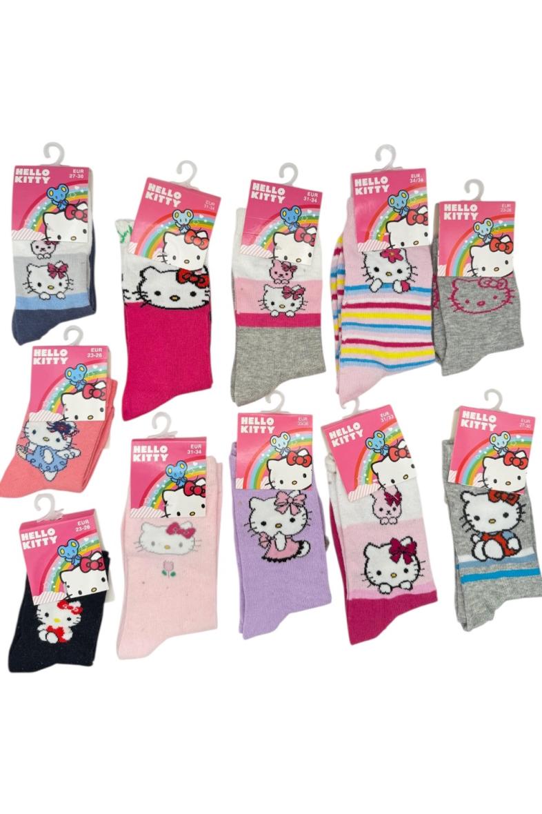 CHAUSSETTE HELLO KITTY couleur assorti T: 23/26 27/30 31/34 35/38
