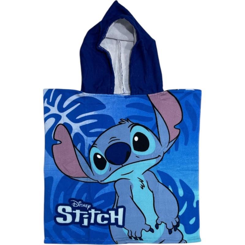PONCHO DE BAIN LILO STITCH BLEU LIL36-5077