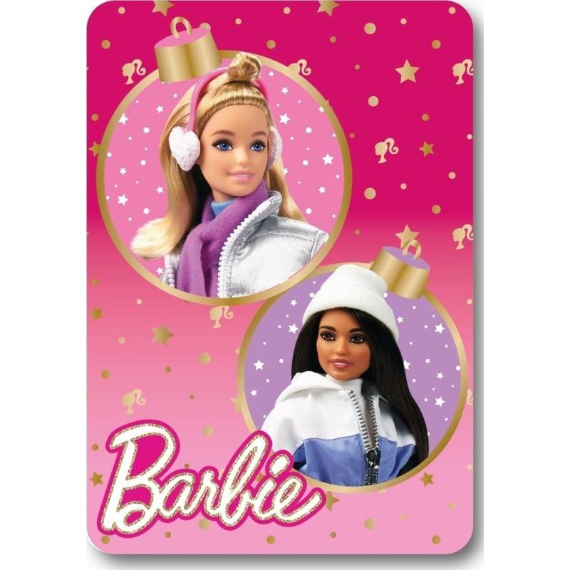 PLAID POLAIRE 100X140CM BARBIE BAR24-4178 ***