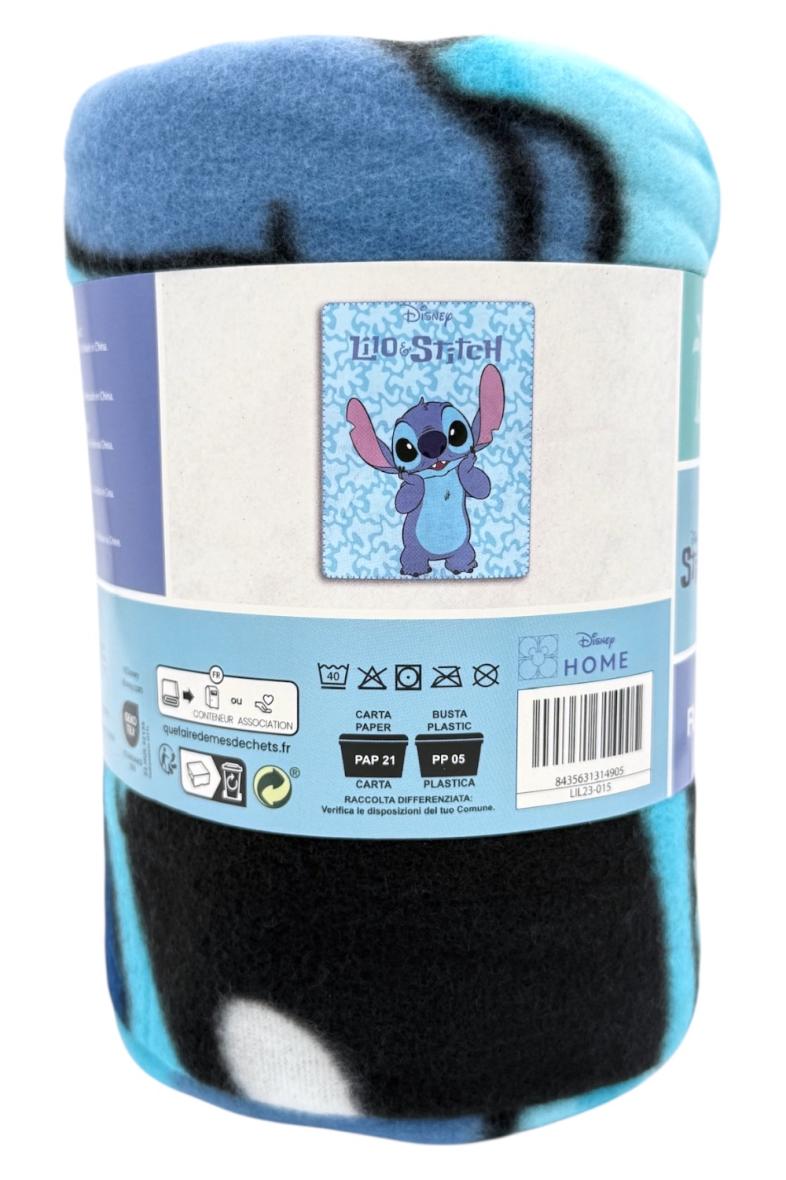 PLAID POLAIRE 100X140CM LILO STITCH LIL23-015 ***
