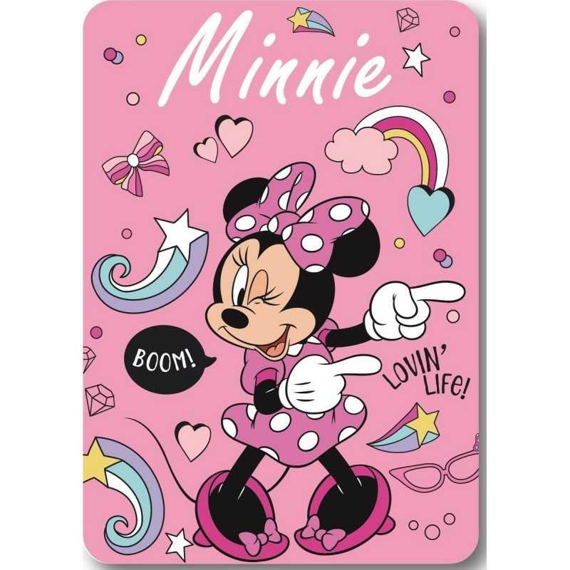 PLAID POLAIRE 100X140CM MINNIE MIN23-008 ***