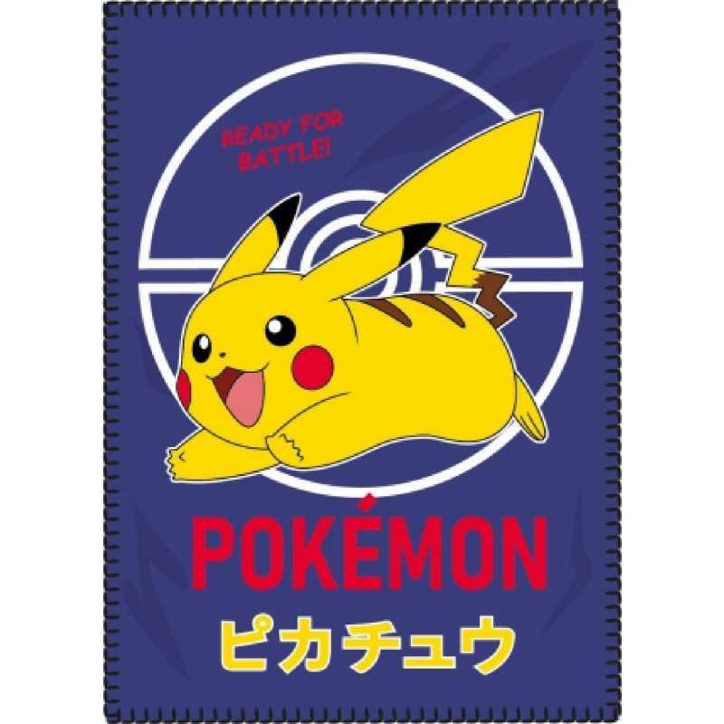 PLAID POLAIRE 100X140CM POKEMON POK23-030 ***