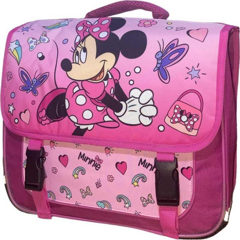 CARTABLE QUALITÉ SUPÉRIEURE 38CM MINNIE MIN23-1456 ***